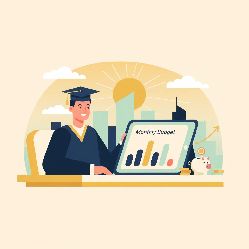 A GradIRL illustration for the Budget Spreadsheet